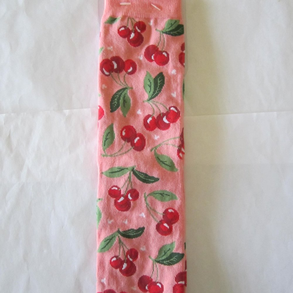 Disney Parks Mickey Cherry Cherries Socks Adult Size - Picture 4 of 4